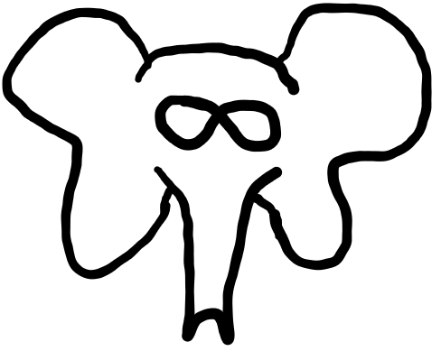 The Omniphant logo the omniscient elephant